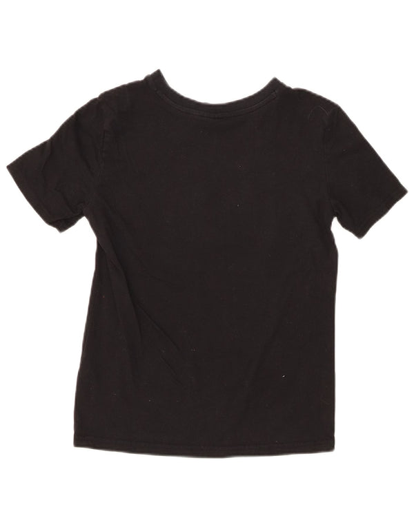 PUMA Mädchen Grafik T-Shirt Top 10–11 Jahre Medium Schwarz Baumwolle