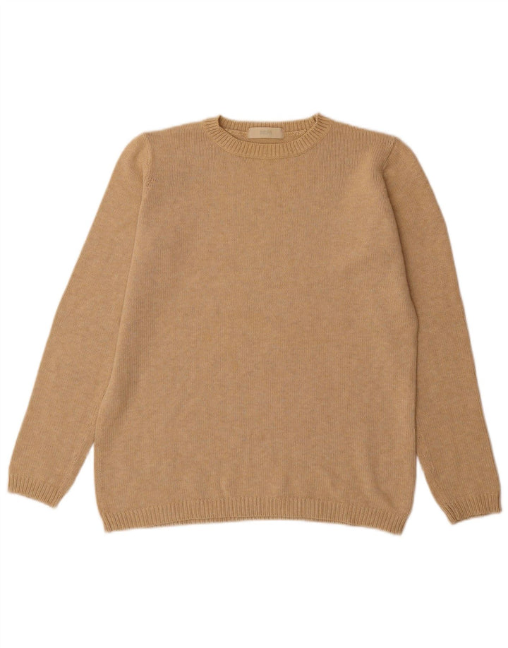 Marks & Spencer Damen-Pullover, übergroß, U-Boot-Ausschnitt, Gr. 10, Größe S, Beige