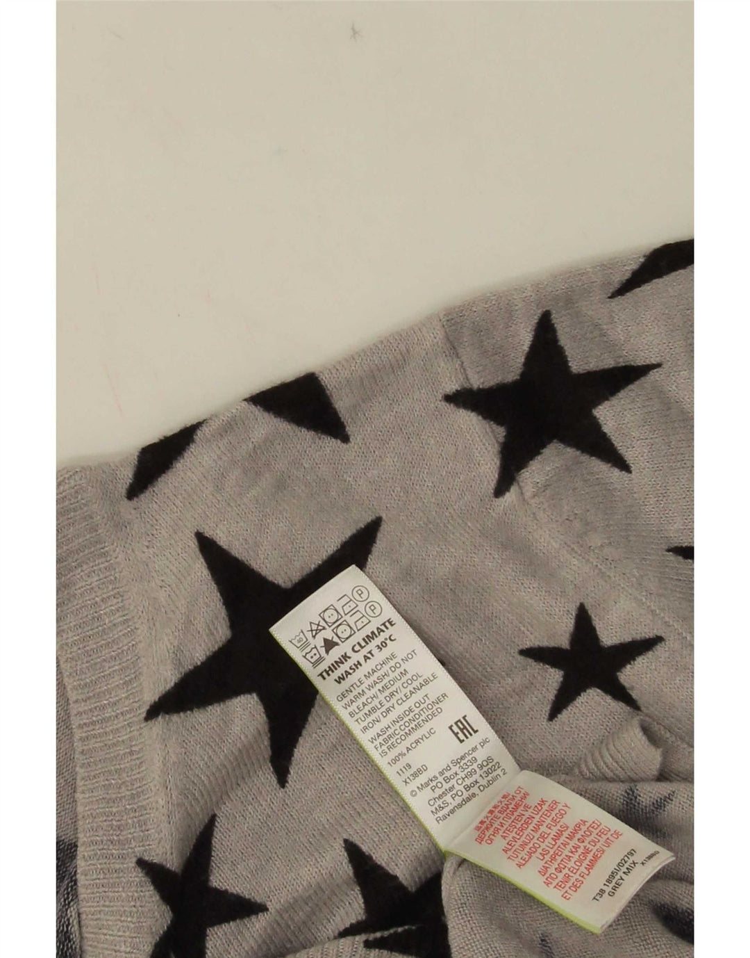 Marks & Spencer Damen-Pullover mit U-Boot-Ausschnitt, Gr. 14, Grau