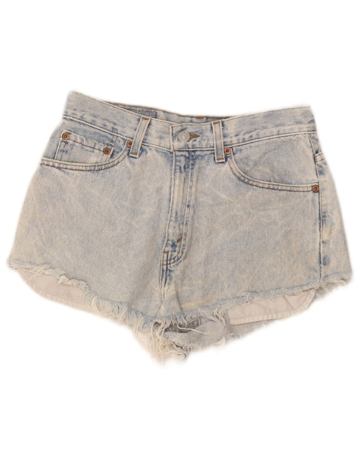 Levi's Damen 512 Denim Slim Fit Hot Pants US 6 Medium W26 Blaue Baumwolle