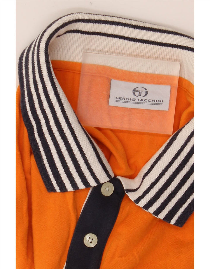Sergio Tacchini Herren Poloshirt Mittelorange