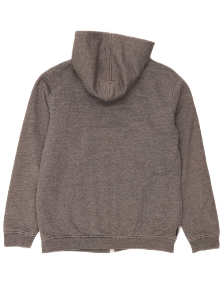 Billabong Jungen-Kapuzenpullover mit grafischem Reißverschluss, 15–16 Jahre, graues Polyester