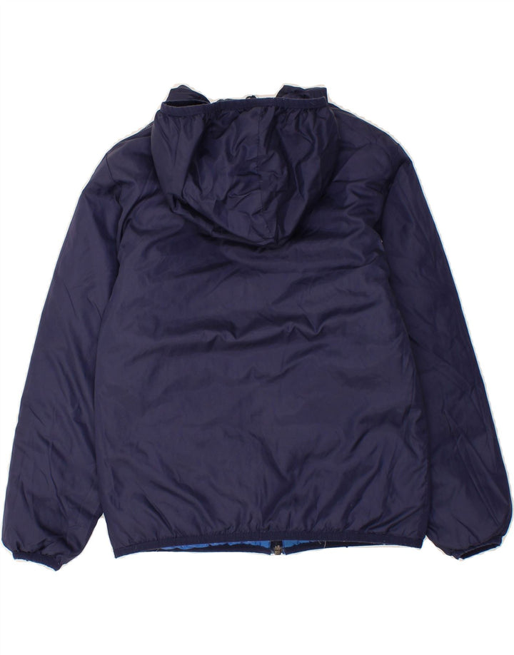 EDDIE BAUER Boys Hooded Padded Jacket 7-8 Years Small  Navy Blue Vintage Eddie Bauer and Second-Hand Eddie Bauer from Messina Hembry 