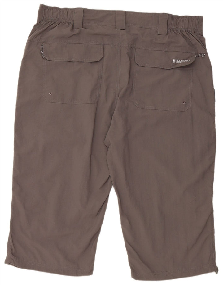 MOUNTAIN WAREHOUSE Herren Cargo-Bermudashorts W42 2XL Graues Nylon