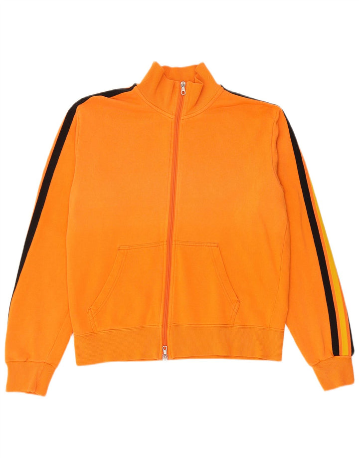 Lee Damen-Trainingsanzugoberteil mit Grafik, UK 14, Mittelorange, Farbblock