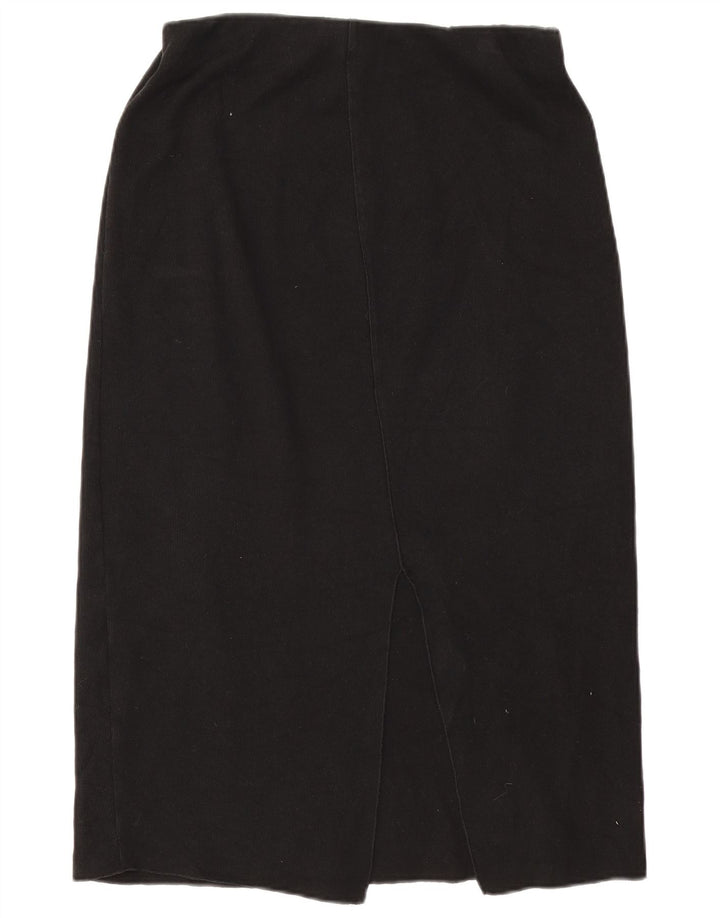 Gerader Rock für Damen von Zara, Größe L, W30, Schwarz