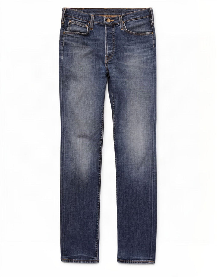 Lee Damen Jegger Slim Jeans W31 L34 Blaue Baumwolle
