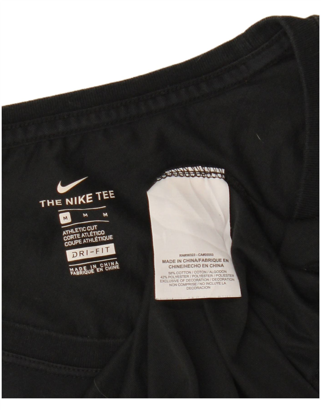 NIKE Damen Colorado Spirit Graphic T-Shirt Top UK 12 Mittelschwarze Baumwolle