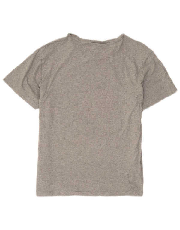 Polo Ralph Lauren Damen-T-Shirt mit Grafik, UK 16, Größe L, Grau, Baumwolle