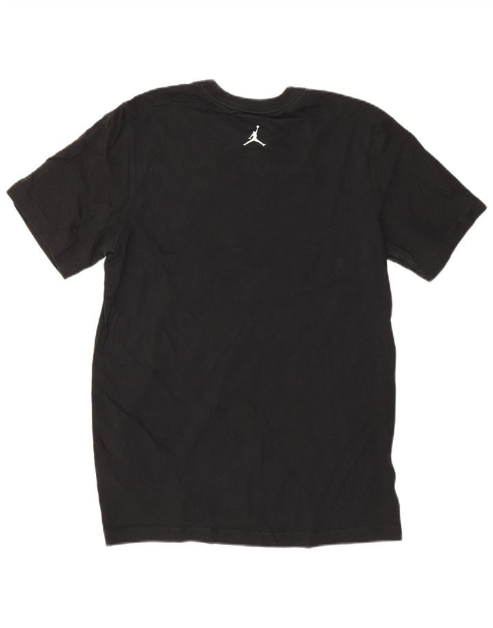 Jordan Herren-T-Shirt mit Grafik, Größe S, schwarze Baumwolle
