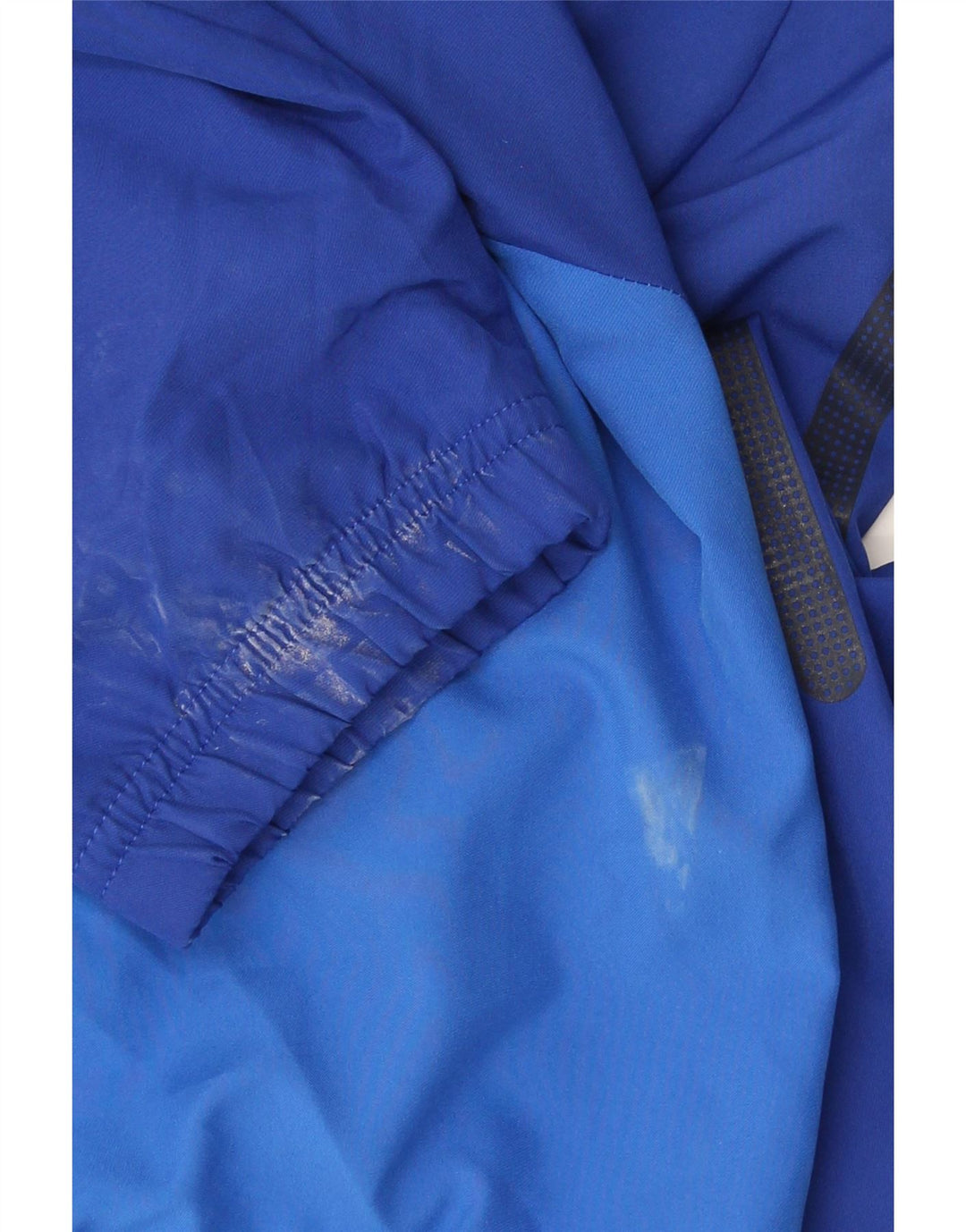 Nike Herren-Trainingsanzugoberteil mit Grafik, XL, blaues Farbblock-Polyester
