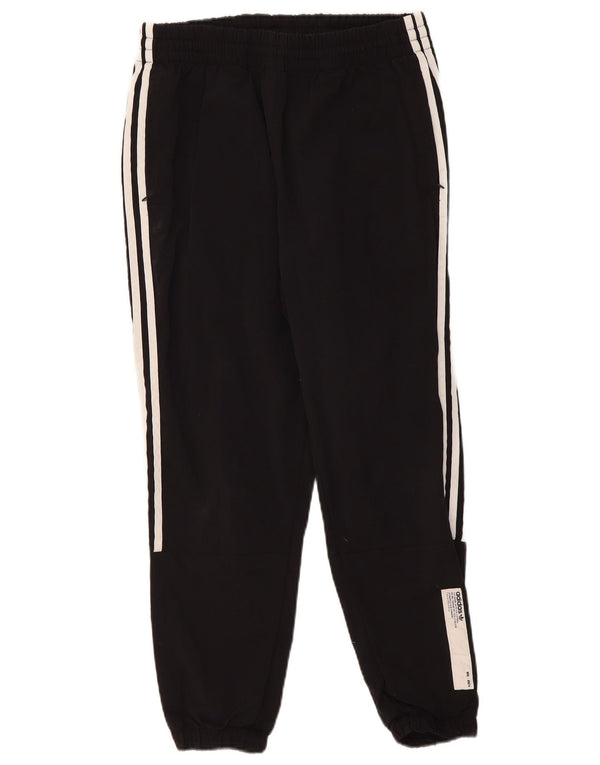 Adidas Herren Crop Trainingsanzug Hose Jogger Medium Schwarz Nylon