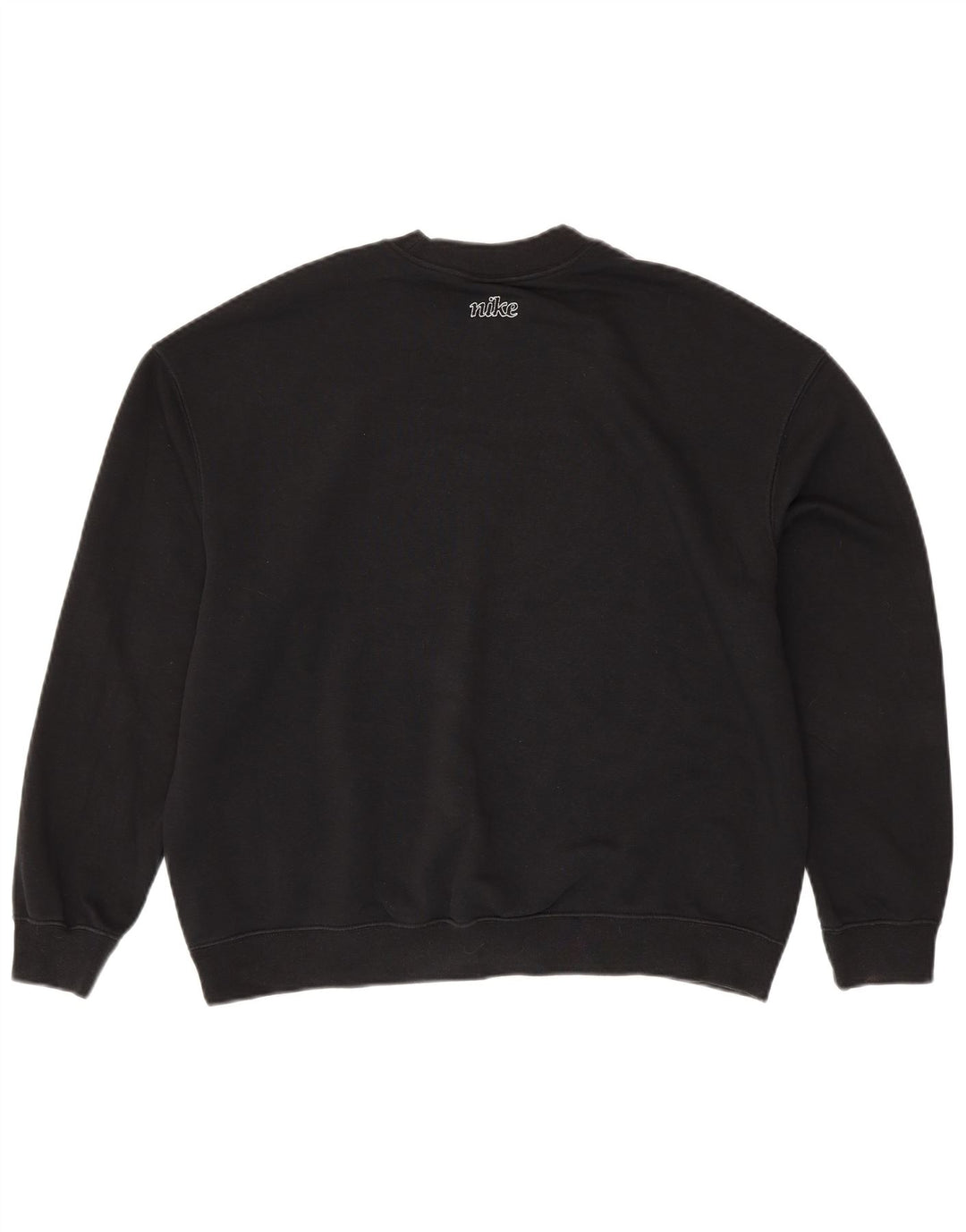 NIKE Herren Dri Fit Loose Fit Grafik-Sweatshirtpullover, Größe S, Schwarz