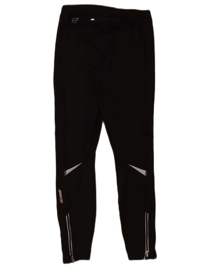 PUMA Damen Leggings UK 12 Mittelschwarzes Colourblock-Polyester