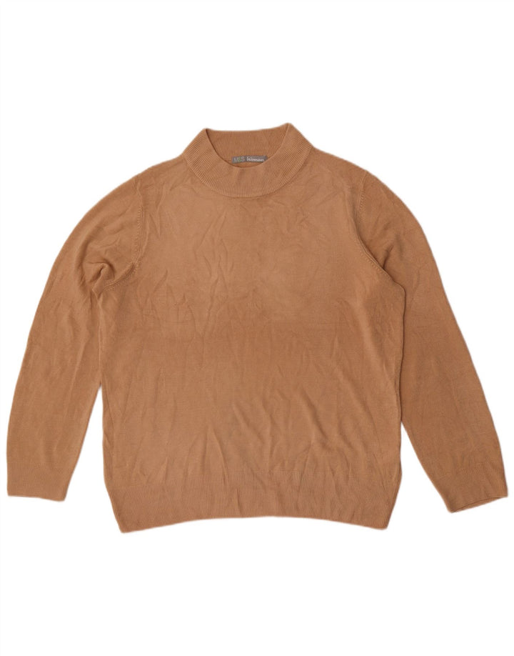 Marks & Spencer Rollkragenpullover für Damen, Gr. 40, Braun