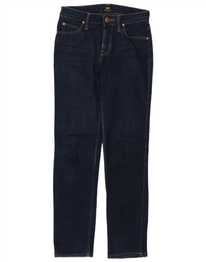 Lee Damen Slim Jeans W26 L28 Marineblau