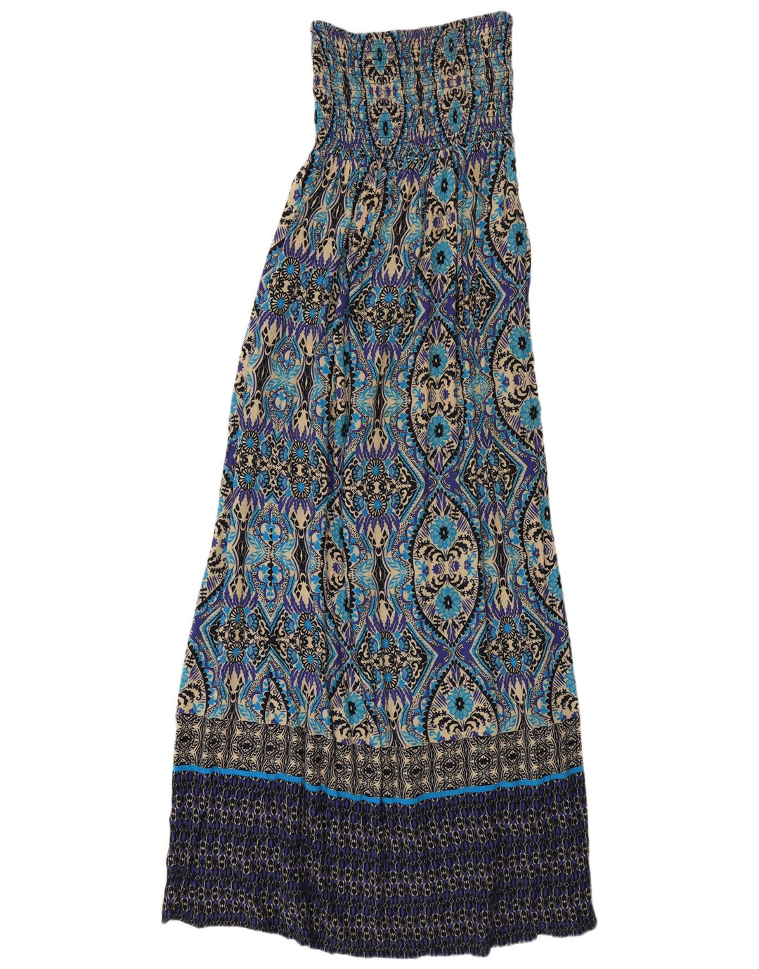 Trägerloses Maxikleid für Damen von Monsoon, Größe S, mehrfarbig, Paisleymuster