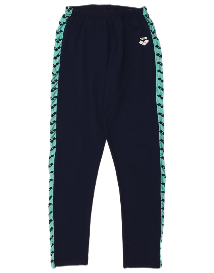 Arena Damen Grafik-Leggings IT 46 Large Marineblau Colourblock Polyamid