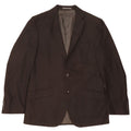 Marks & Spencer Herren-Blazer mit 2 Knöpfen, UK 38, Mittelschwarz, Polyester