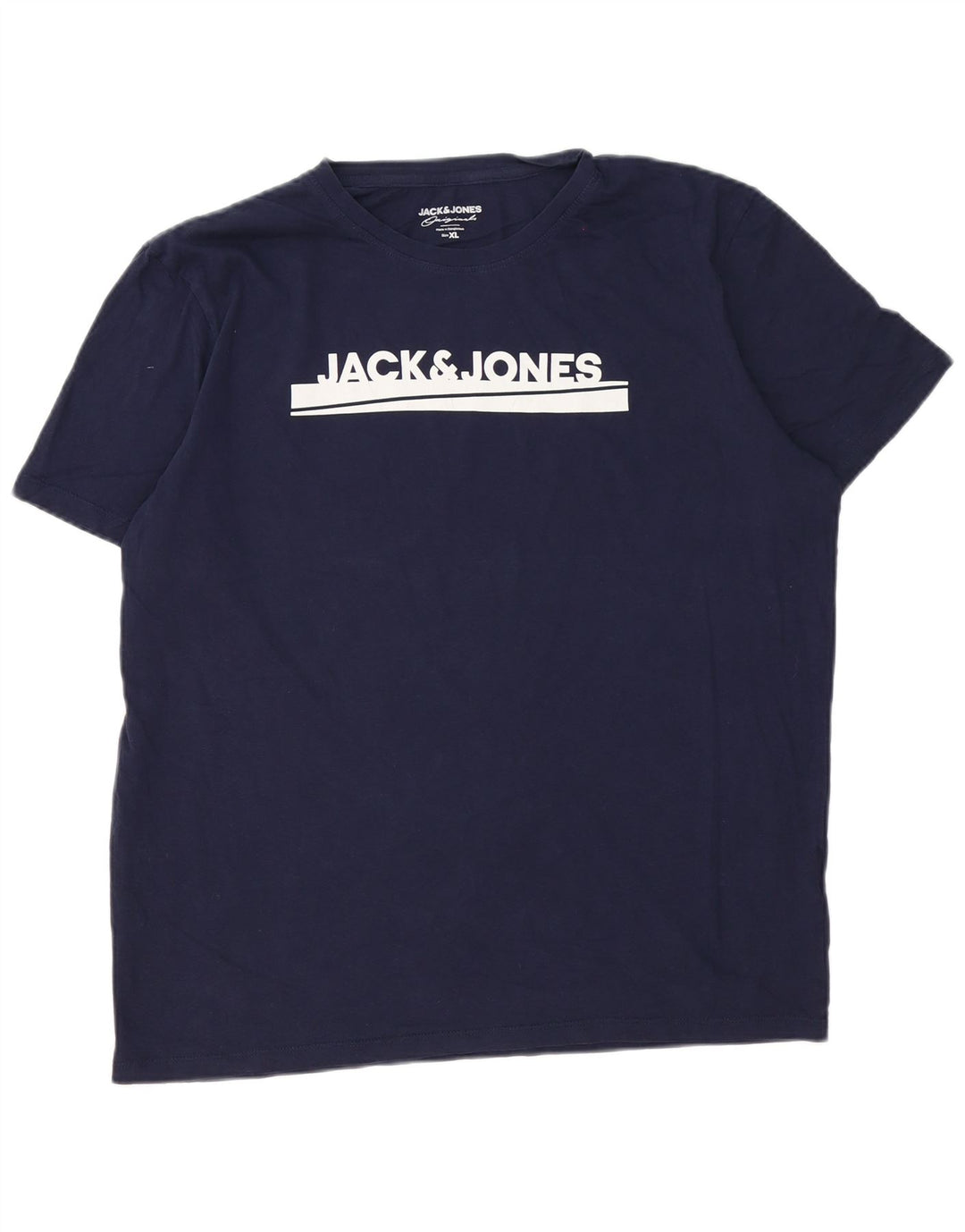 Jack & Jones Herren Grafik-T-Shirt-Oberteil XL Marineblau