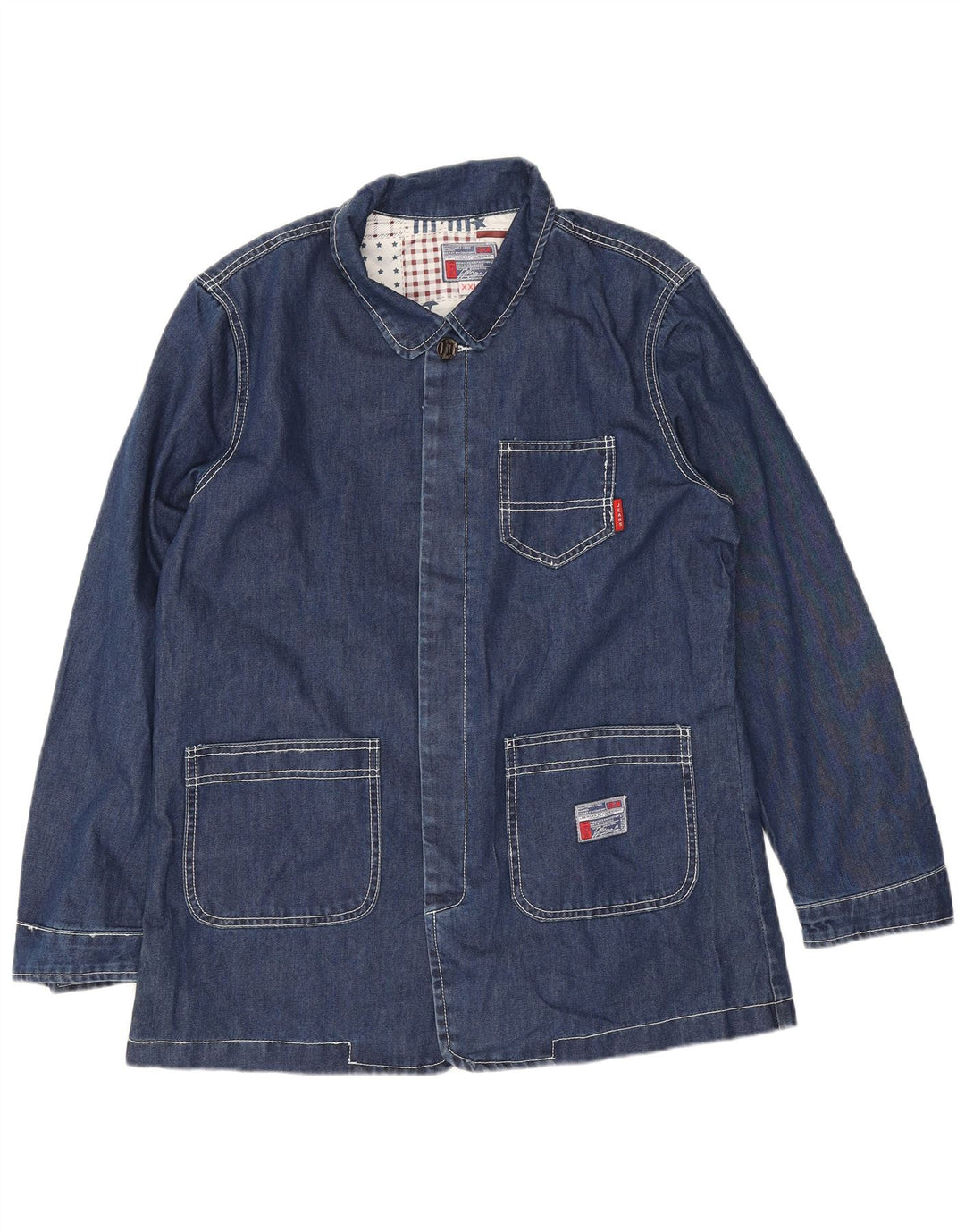 Vintage Herren Jeansjacke UK 44 2XL Blau