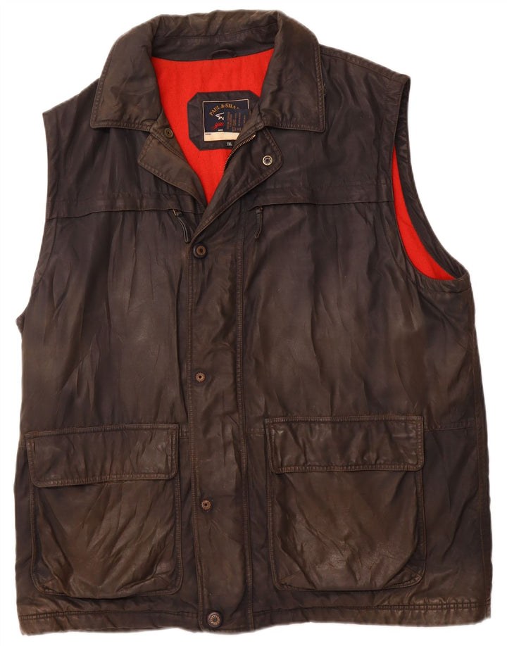 Paul & Shark Herren Yachting gewachste Baumwolljacke UK 46 3XL Schwarz Polyester