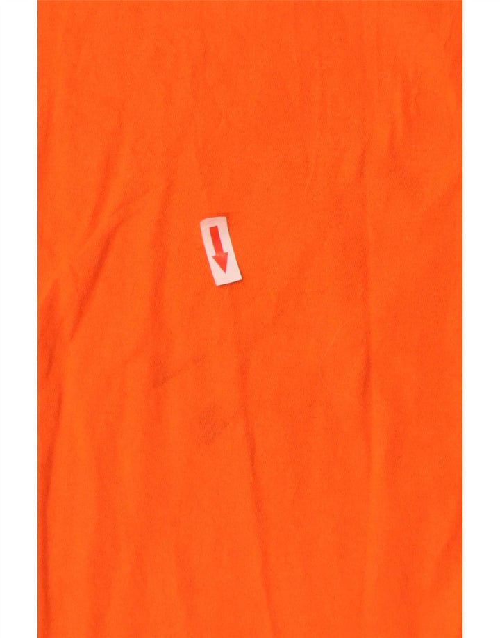 Nike Herren-T-Shirt mit Grafik, Größe L, Orange, Baumwolle