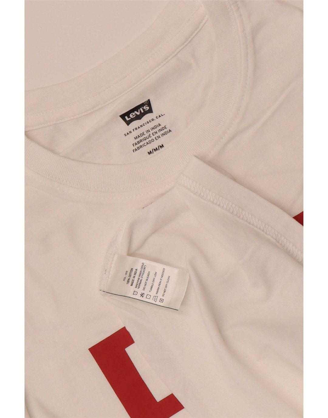 Levi's Herren-T-Shirt mit Grafik, mittelweiße Baumwolle