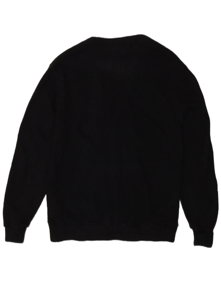 Izod Herren-Strickjacke, groß, aus schwarzem Acryl