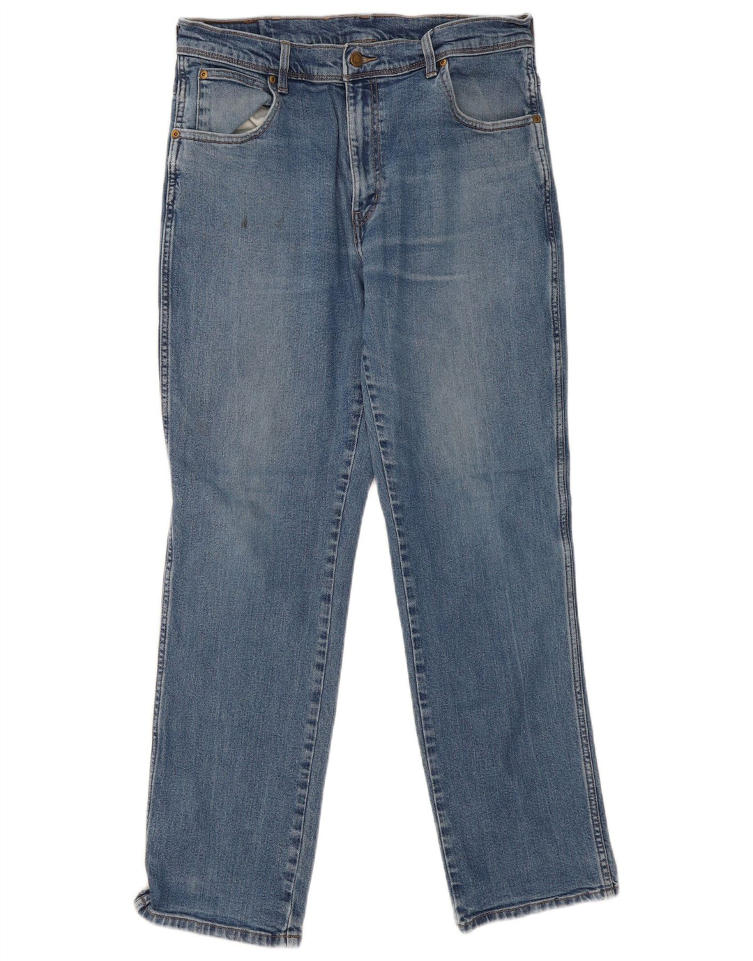 Wrangler Herren-Jeans mit normaler Passform, gerade Passform, W36, L32, blaue Baumwolle