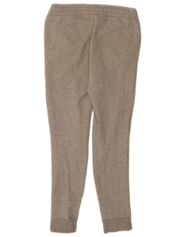 Puma Damen Trainingshose Jogger UK 8 Small Grau Baumwolle Sport