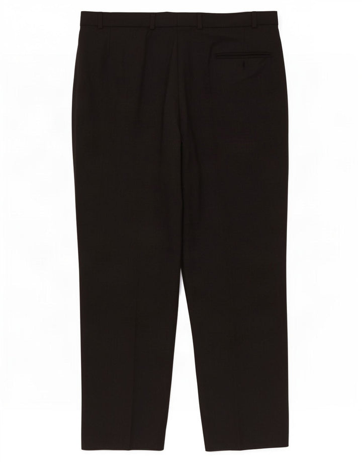 Gerade Herren-Anzughose von Marks & Spencer, W40, L31, graue Wolle