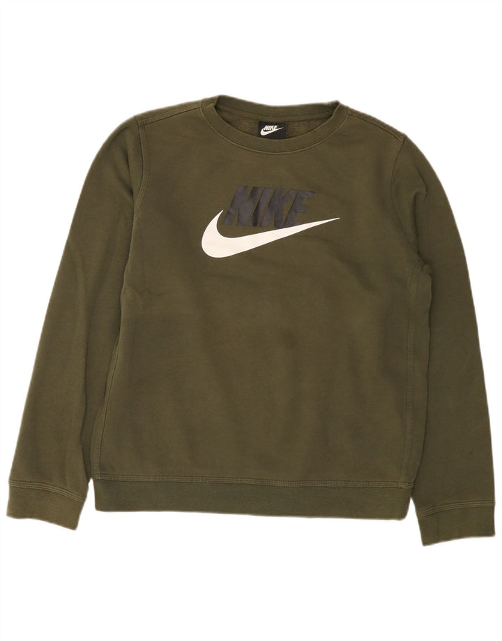 Nike Jungen-Sweatshirt mit Standard-Passform und Grafik, 13–14 Jahre, XL, Khaki