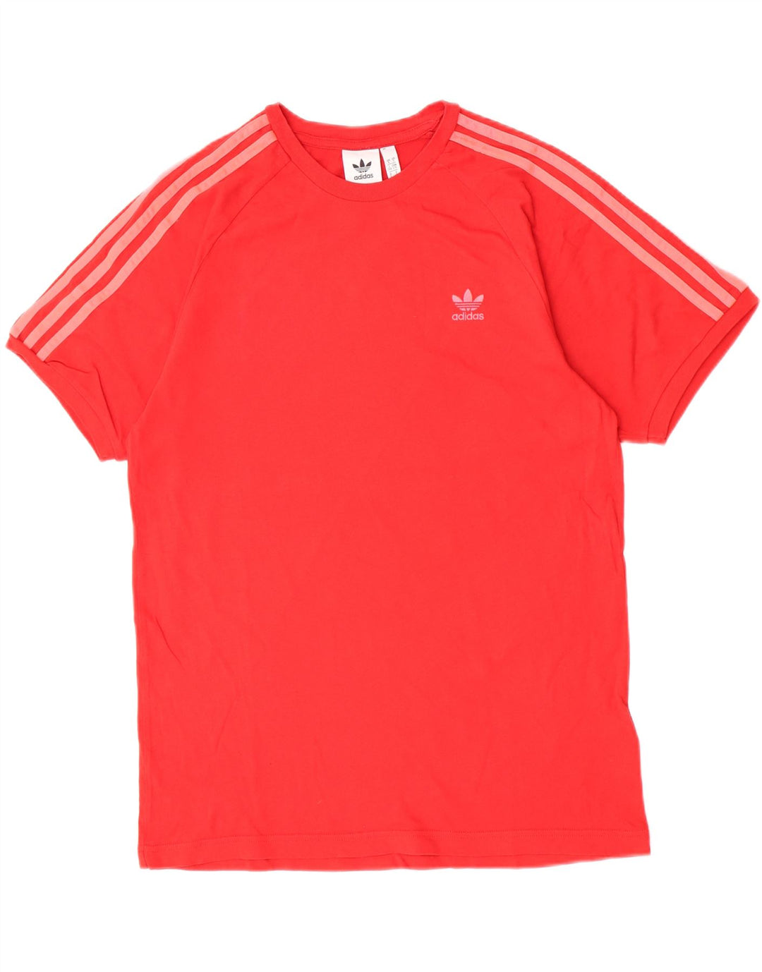 Adidas Herren T-Shirt Top Große rote Baumwolle