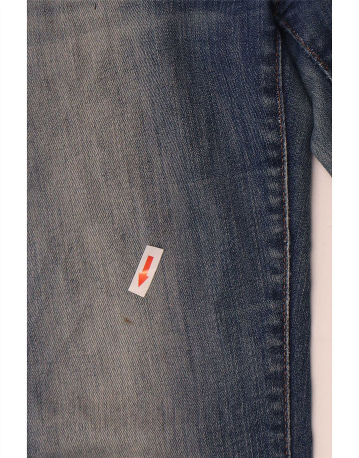 Zara Damen Schlagjeans EU 38 Small W28 L30 Blau
