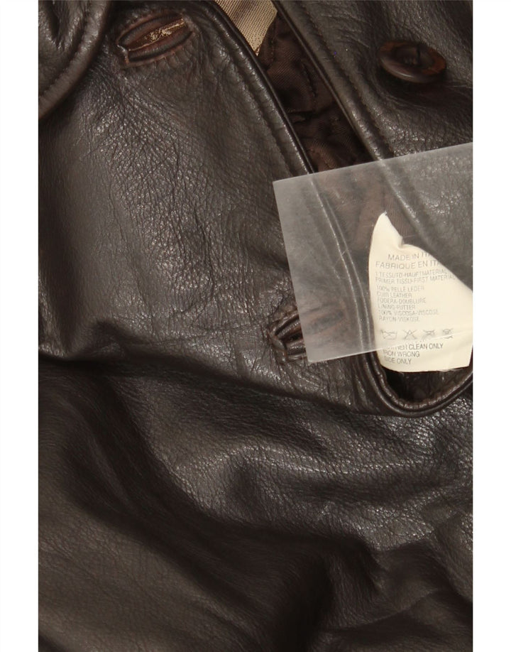 Conbipel Damen Lederjacke IT 44 Mittelbraunes Leder