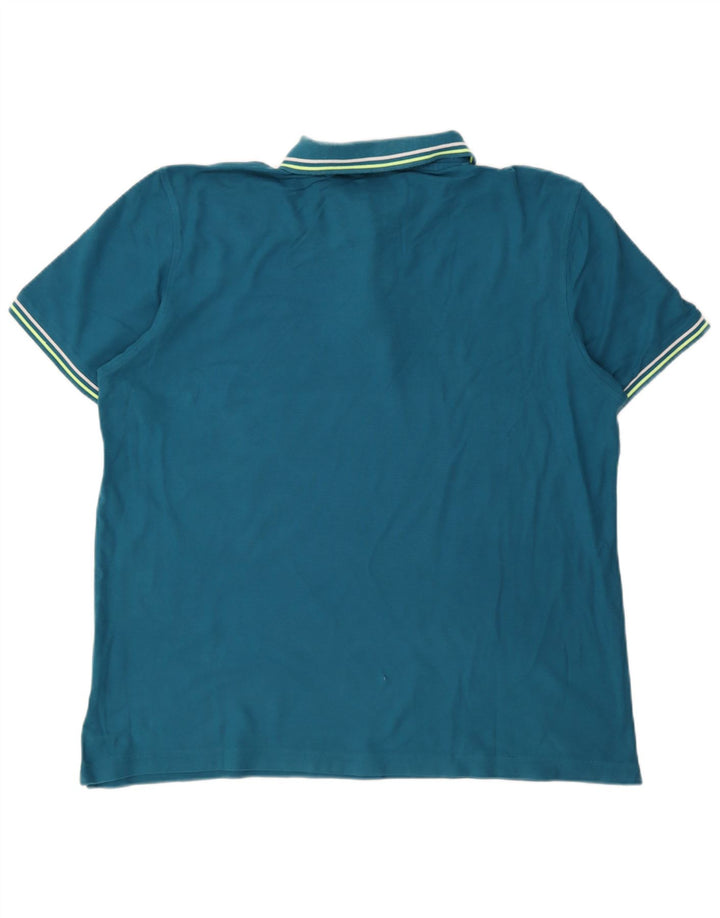 Lotto Herren Poloshirt XL Blau Baumwolle