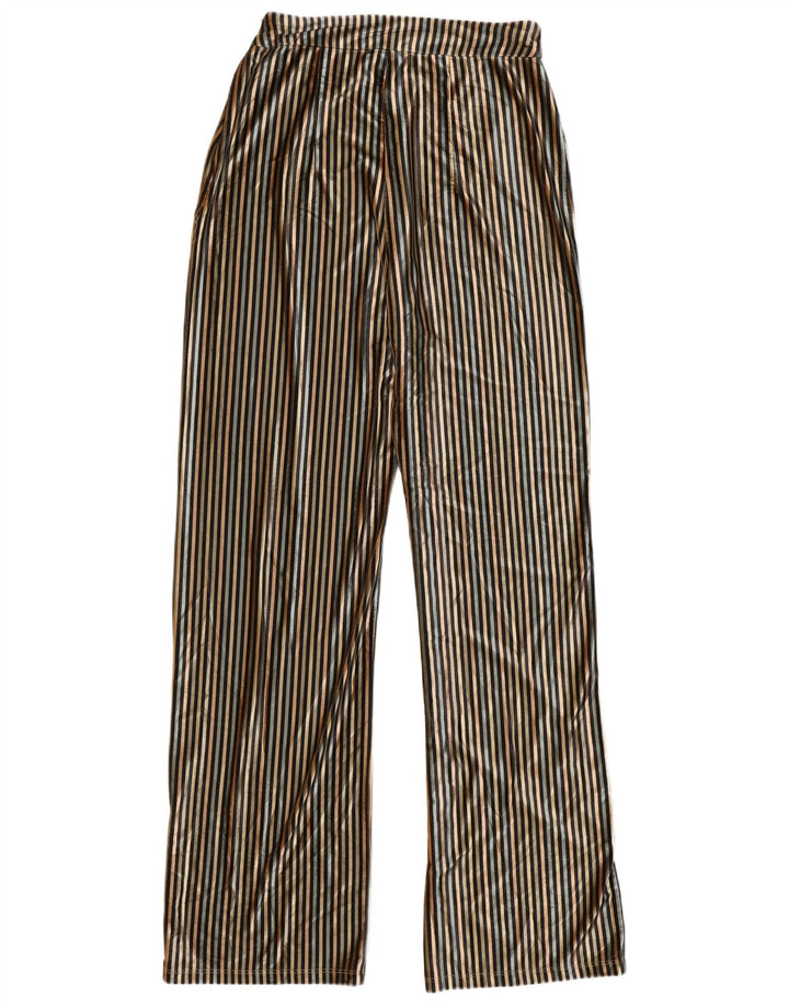 Zara Damen-Hose mit hoher Taille, mittelgroß, W28, L32, mehrfarbig gestreift