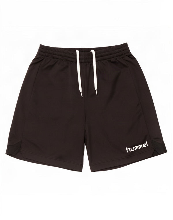 Hummel Herren Graphic Sport Shorts Mittelschwarzes Polyester