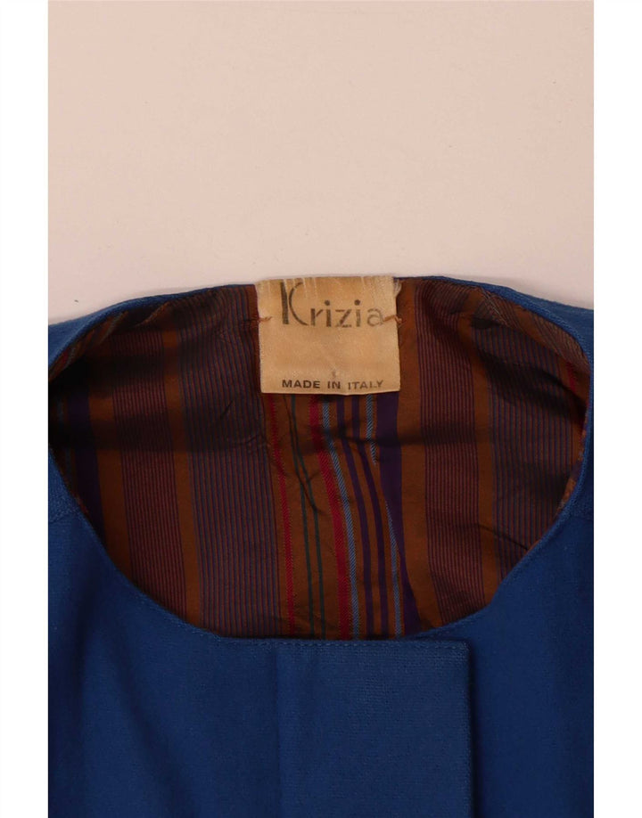 Krizia Damen Bolerojacke UK 14 Mittelblau