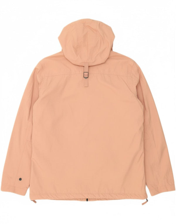 NAPAPIJRI Womens Graphic Hooded Anorak Jacket UK 20 2XL Pink Polyamide