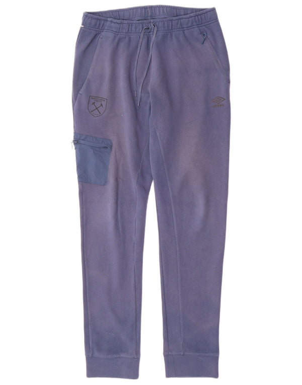 Umbro Herren Cargo-Trainingshose, Jogginghose, Größe L, Blau, Baumwolle