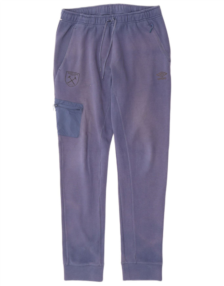 Umbro Herren Cargo-Trainingshose, Jogginghose, Größe L, Blau, Baumwolle