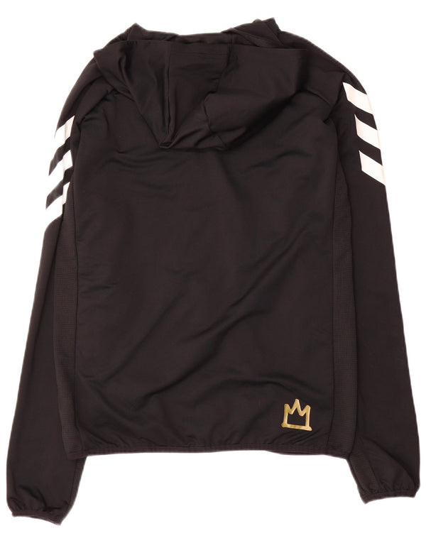 Adidas Jungen Salah Kapuzen-Trainingsoberteil, Jacke, 13–14 Jahre, Schwarz, Farbblock
