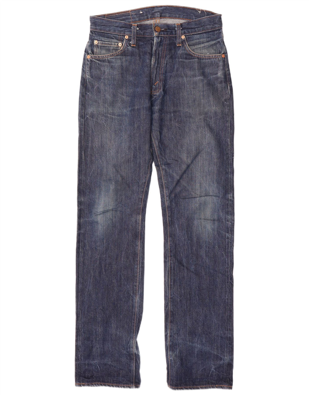 Levi's Herren 505 Straight Jeans W30 L32 Marineblau Baumwolle