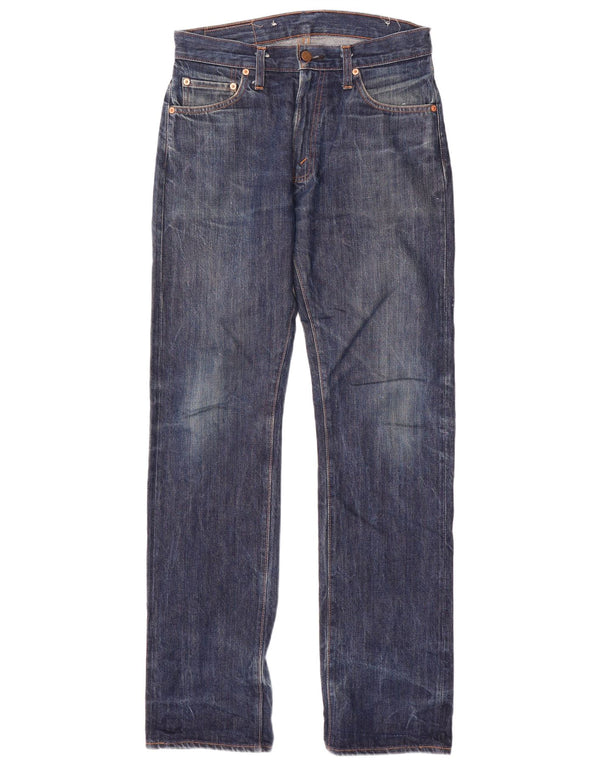 Levi's Herren 505 Straight Jeans W30 L32 Marineblau Baumwolle