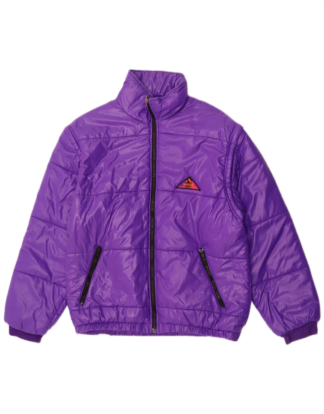 Aesse Herren Wattierte Jacke UK 38 Medium Lila Polyamid