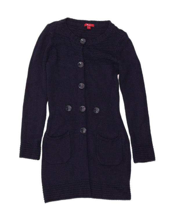 MONSOON Longline-Cardigan für Damen, Gr. 8, Marineblau, Acryl