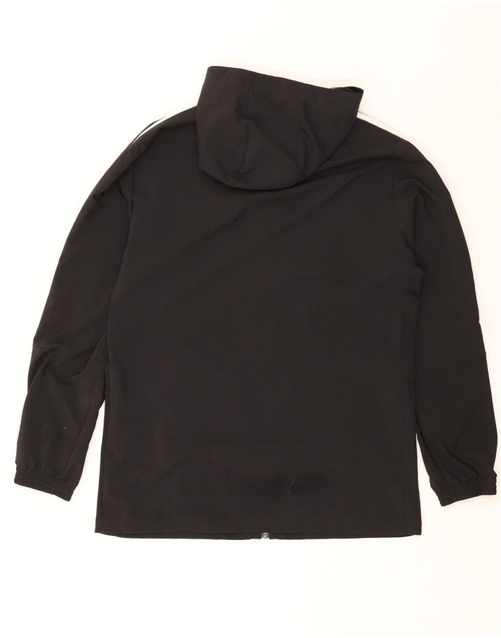 Adidas Herren Aeroready Kapuzen-Trainingsanzug-Top-Jacke, großes schwarzes Polyester