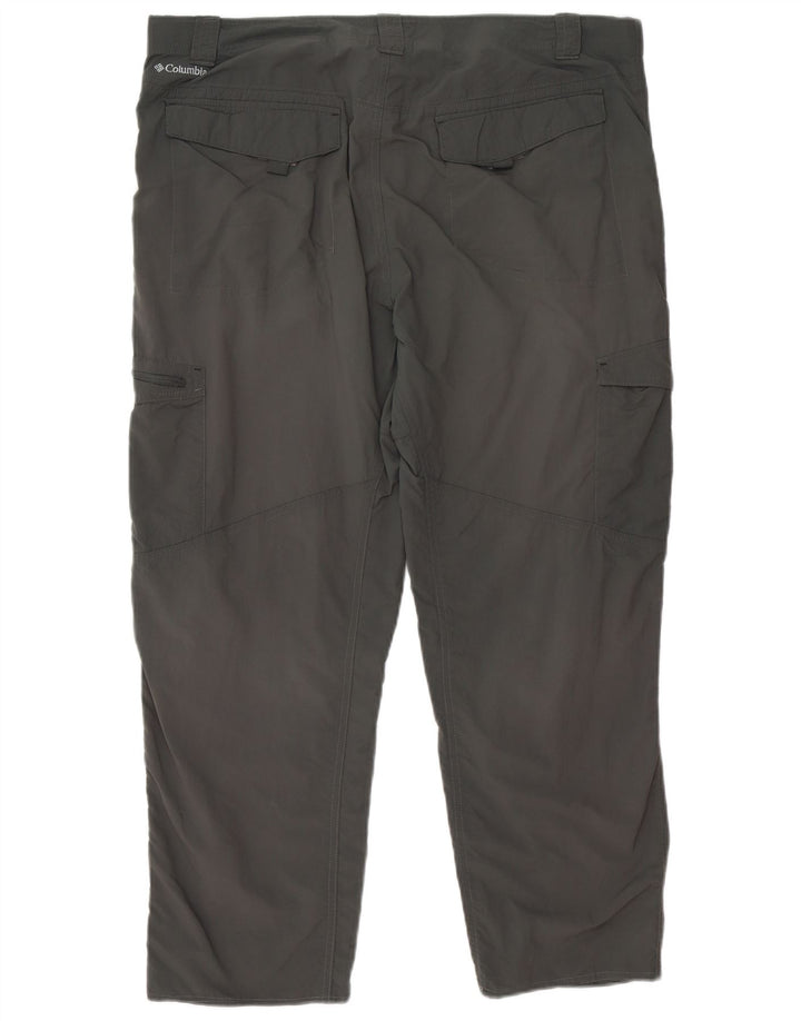 Columbia Herren Omni-Shade Straight Cargo Hose W38 L27 Grau Polyester